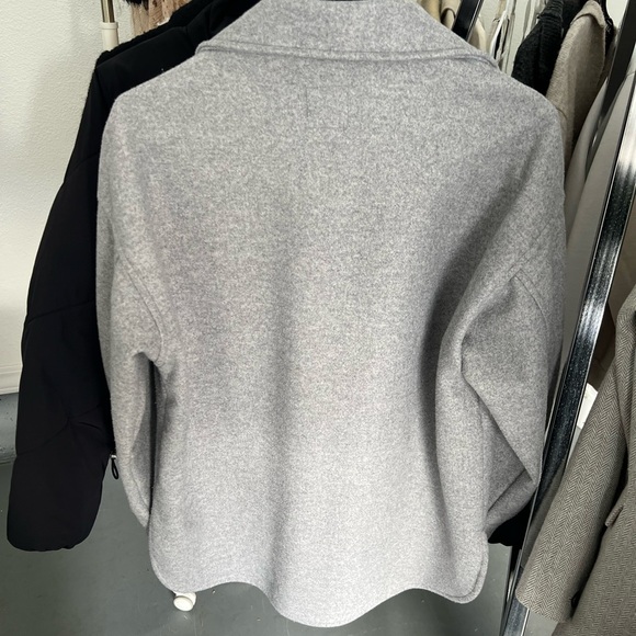 H&M Gray Button-Up Jacket - Picture 2 of 3